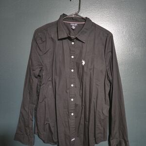 U.S. Polo Assn. Black Casual Button Down Shirt